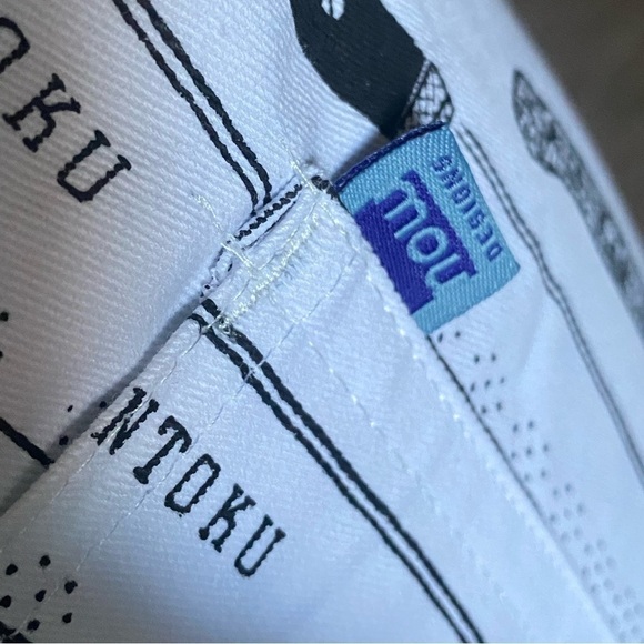 NOW DESIGNS Print Apron 27” x 32”L 29” Tie Black & White 100% Cotton NEW - Picture 14 of 14